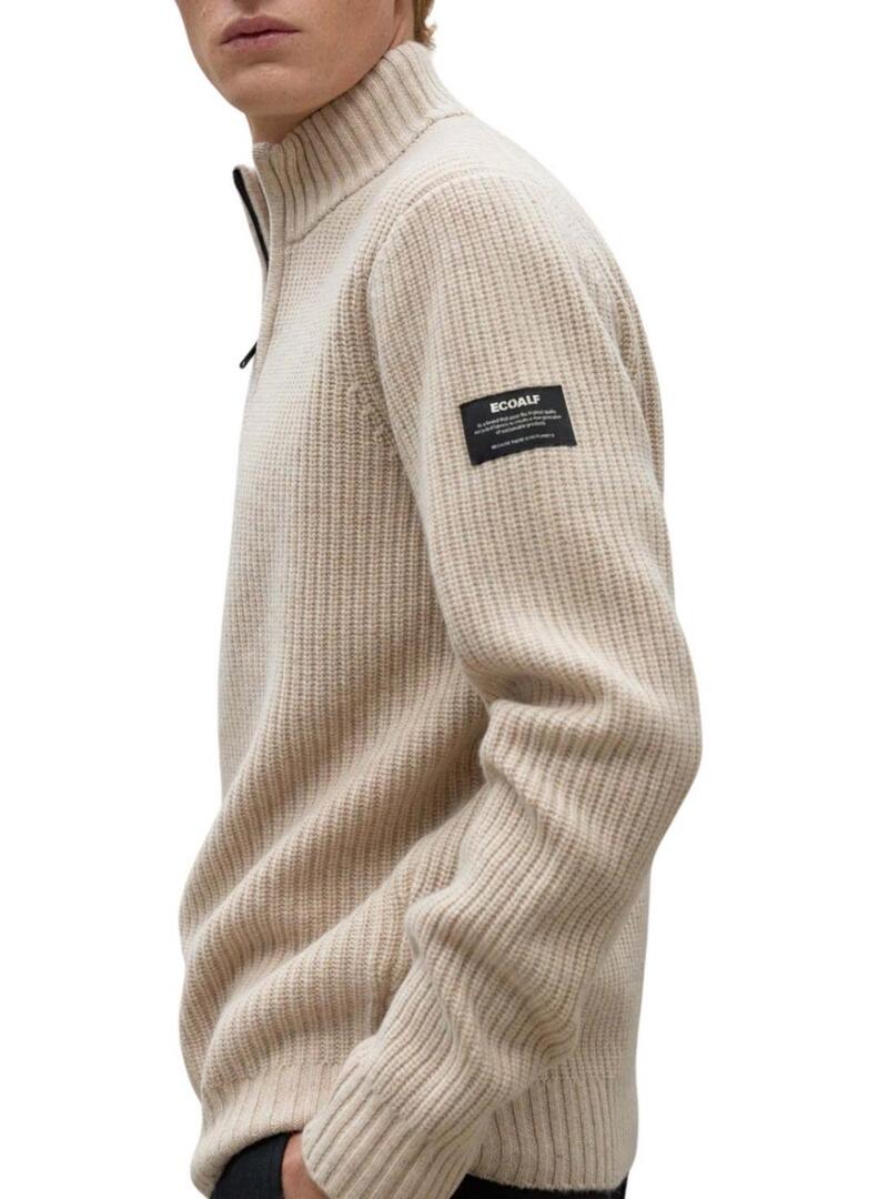 Maglia Ecoalf Dragoalf beige per uomo