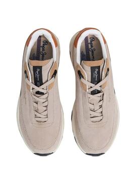 Scarpe Pepe Jeans James beige per uomo