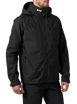 Giacca Helly Hansen Midlayer con cappuccio nera per uomo