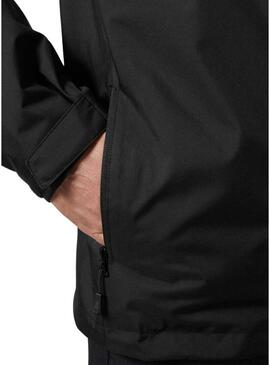 Giacca Helly Hansen Midlayer con cappuccio nera per uomo