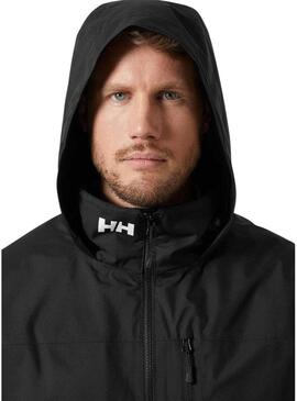 Giacca Helly Hansen Midlayer con cappuccio nera per uomo