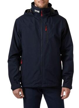 Giacca Helly Hansen Midlayer con cappuccio blu navy per uomo