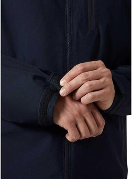 Giacca Helly Hansen Midlayer con cappuccio blu navy per uomo