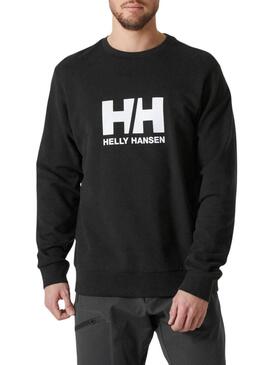 Felpa Helly Hansen HH Logo nera per uomo