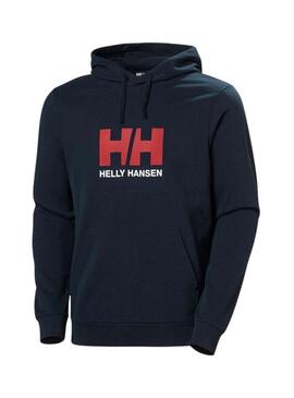 Felpa con cappuccio Helly Hansen Basic Hood blu marino per uomo