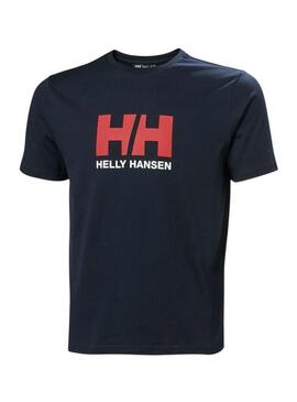 Maglietta Helly Hansen HH Logo blu scuro per uomo