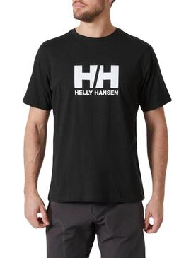 Maglietta Helly Hansen HH Logo nera per uomo