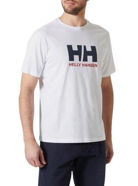 Maglietta Helly Hansen HH Logo bianca per uomo