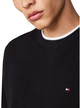 Maglia nera Essential Tommy Hilfiger per uomo