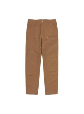 Pantaloni Carhartt Double Knee marrone per uomo