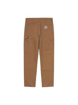 Pantaloni Carhartt Double Knee marrone per uomo