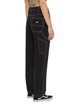 Pantaloni in jeans Dickies Ellendale neri per donna