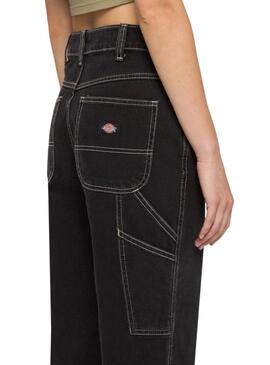 Pantaloni in jeans Dickies Ellendale neri per donna