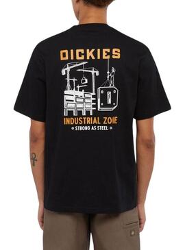 Maglietta Dickies Industrial Zone nera per uomo