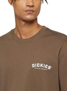 Maglietta Dickies Builder marrone per uomo