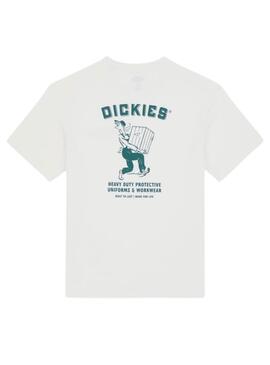 T-shirt Dickies Builder bianca per uomo