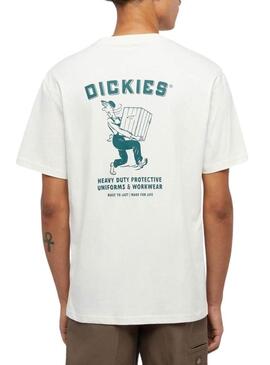 T-shirt Dickies Builder bianca per uomo