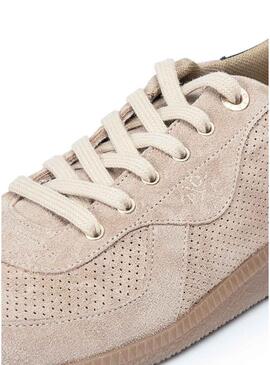 Sneakers Popa Imperial beige per donna