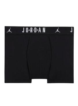 Confezione da 3 boxer Jordan Flight Cotton Core neri per bambino