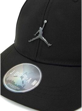 Cappello Jordan Jumpman Metal Curve Brim nero per bambino e bambina