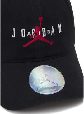 Cappellino Jordan Curve Brim nero per bambino e bambina