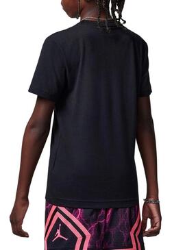 T-shirt Jordan Jumpman Air nera per bambino e bambina