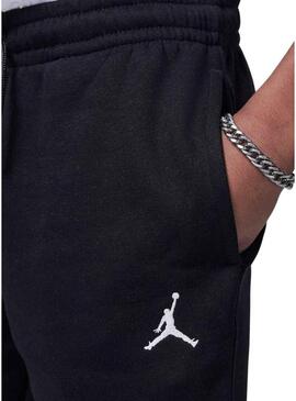 Pantaloni Jordan MJ Brooklyn Fleece nero per bambini