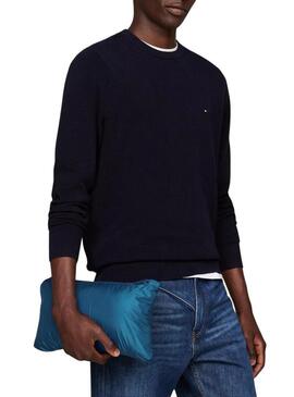 Giacca Tommy Hilfiger Packable blu per uomo