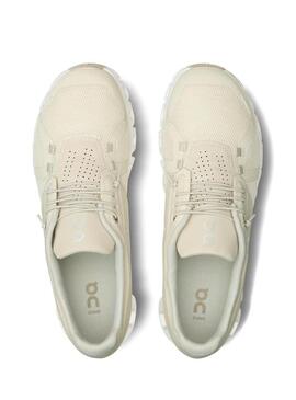 Scarpe da ginnastica On Cloud 5 beige per uomo