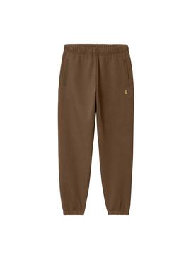 Pantaloni Carhartt Chase jogger marrone per uomo