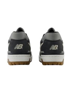 Sneakers New Balance BBW550 color moombeam beige e nero per donna