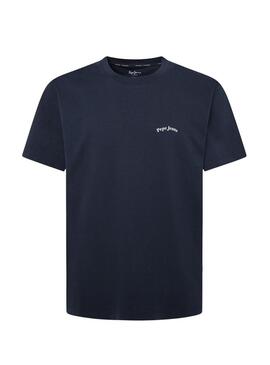 Maglietta Pepe Jeans Somerton blu scuro per uomo