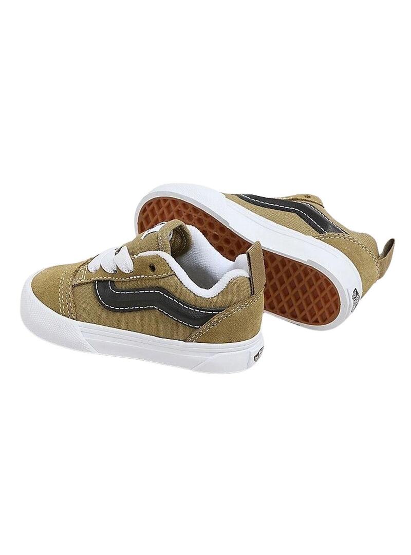 Scarpe Vans Knu Skool mini verdi per bambino