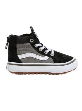 Scarpe Vans Sk8 Hi grigie e nere