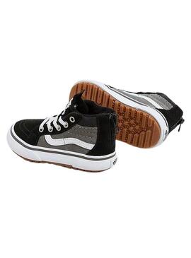 Scarpe Vans Sk8 Hi grigie e nere