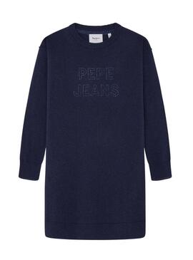 Abito Pepe Jeans Weslie a righe marine per ragazza