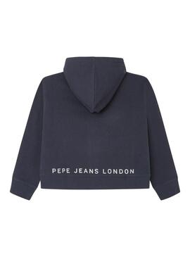 Felpa Pepe Jeans Vicky blu navy per donna