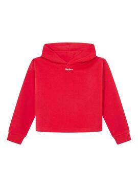 Felpa Pepe Jeans Victoria rosso per bambina