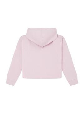 Felpa Pepe Jeans Victoria rosa per ragazza