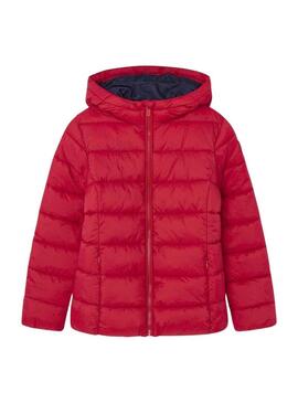 Piumino Pepe Jeans Vivian Short rosso per bambina