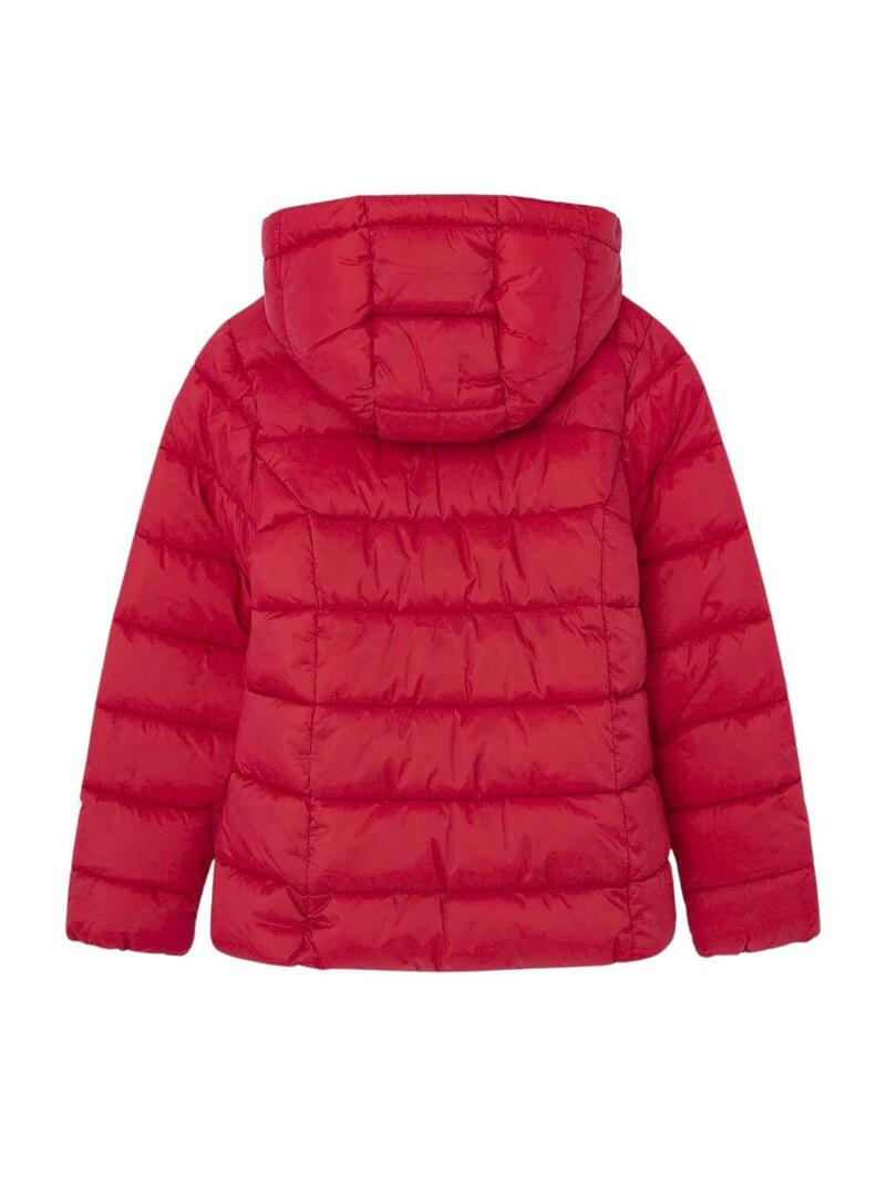 Piumino Pepe Jeans Vivian Short rosso per bambina