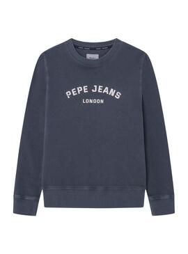 Felpa Pepe Jeans Aldridge grigia per bambino