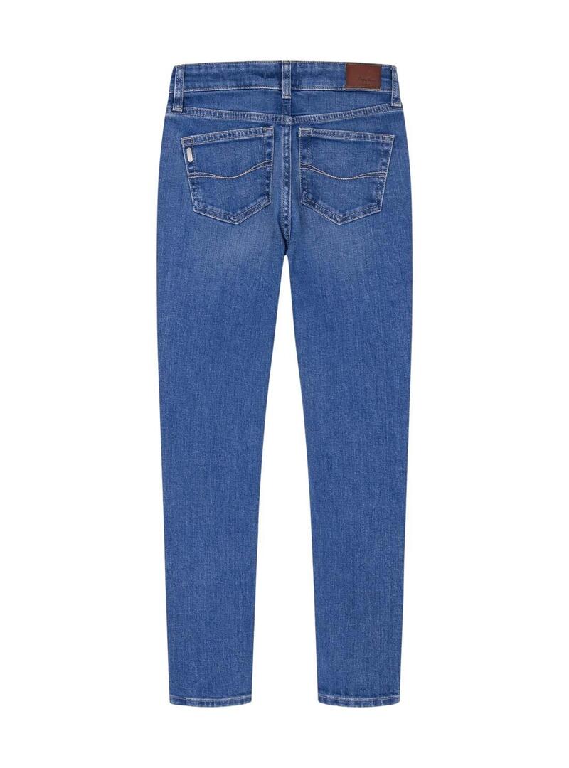 Jeans Pepe Jeans Vita blu per bambina