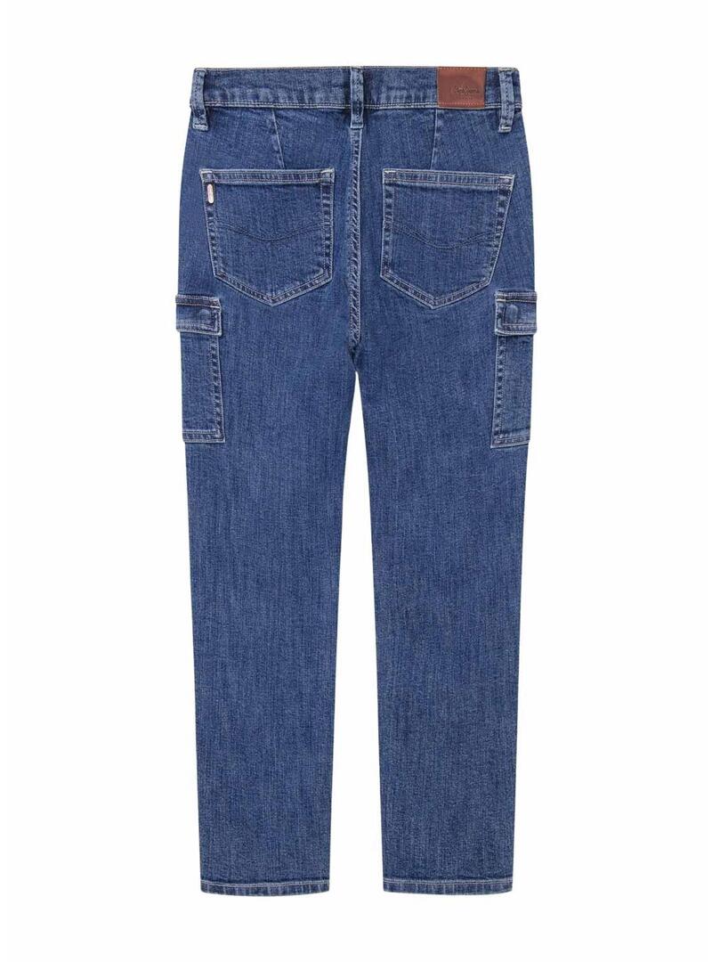 Jeans Pepe Jeans Cargo blu per bambino