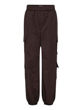 Pantaloni Only Kids Kogecho marrone per bambina