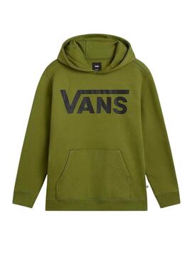 Felpa Vans Classic verde per bambino