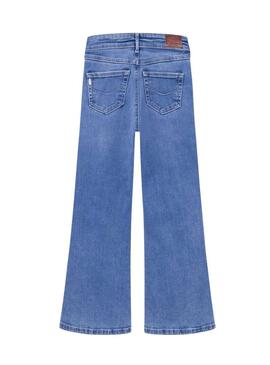 Pantaloni Pepe Jeans Slim Fit Flare blu