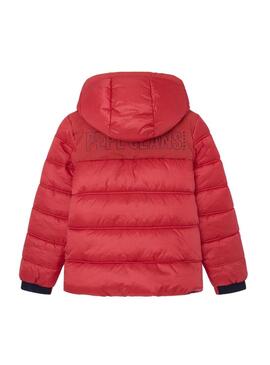 Piumino Pepe Jeans Odonis rosso per bambino