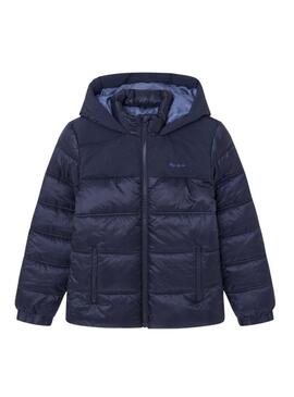 Piumino Pepe Jeans Odonis blu navy per bambino