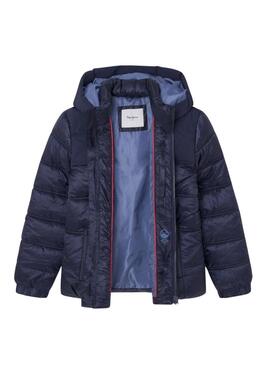 Piumino Pepe Jeans Odonis blu navy per bambino